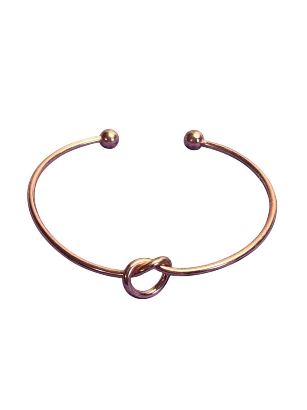 Cooper Color Cuff Bracelet Knot 7 inches